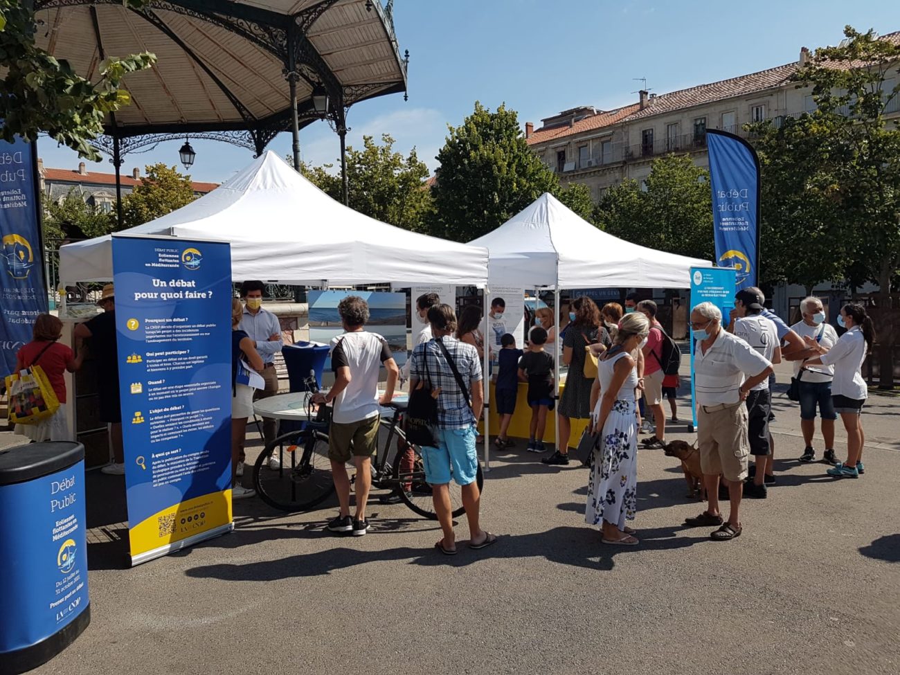 Débat mobile à Sète - 03/08/2021